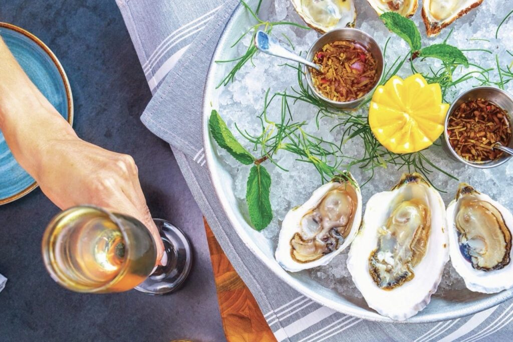 Fern Oysters for Palm Beach Illustrated